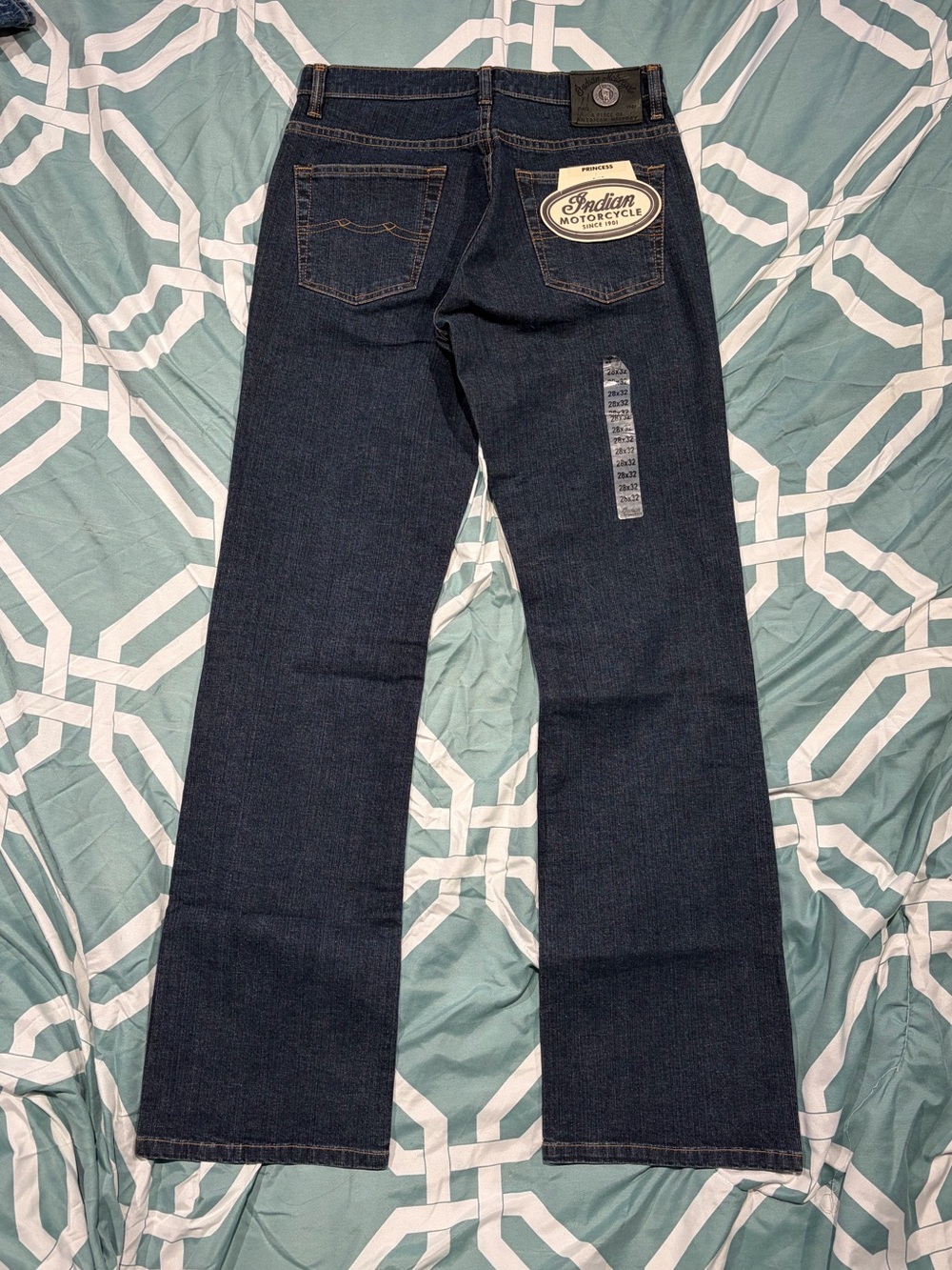 Vintage Indian Motorcycle company jeans
